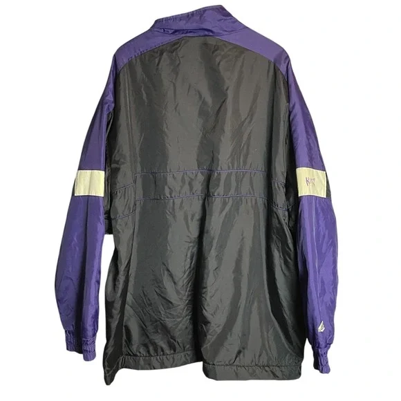 VTG RETRO Majestic Sacramento Kings Jacket Windbreaker 90s Y2K XXL - Picture 2 of 8